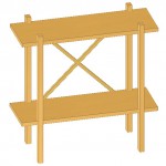 作業用棚の作成